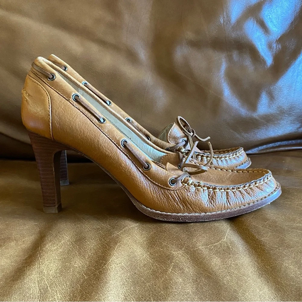 Michael Kors Leather 3.3” Heels Shoes Size 7.5